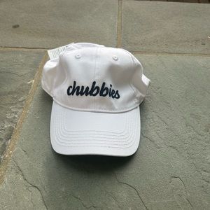 (New with Tags!!) Chubbies never worn white baseball hat